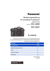 Bedienungsanleitung Panasonic DC-G90EC Lumix Digitalkamera