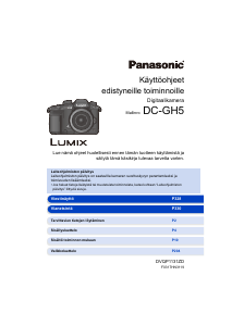 Käyttöohje Panasonic DC-GH5EB Lumix Digitaalikamera