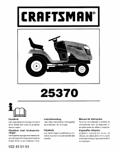 Εγχειρίδιο Craftsman 25370 Μηχανή του γκαζόν