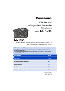 Käyttöohje Panasonic DC-GH5EG Lumix Digitaalikamera