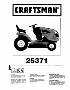 Εγχειρίδιο Craftsman 25371 Μηχανή του γκαζόν