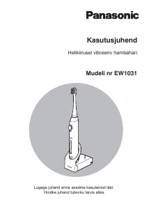 Kasutusjuhend Panasonic EW-1031 Elektriline hambahari