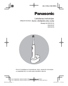 Rokasgrāmata Panasonic EW-1031 Elektriskā zobu birste