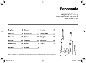 Bedienungsanleitung Panasonic EW-1031CM Elektrozahnbürste