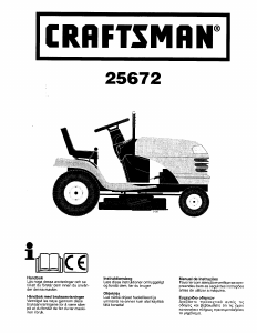 Εγχειρίδιο Craftsman 25672 Μηχανή του γκαζόν