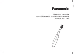 Vadovas Panasonic EW-DL82 Elektrinis dantų šepetėlis