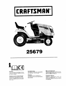 Bruksanvisning Craftsman 25679 Gressklipper