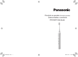 Priročnik Panasonic EW-DL83 Električna zobna ščetka