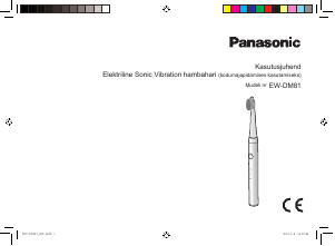 Kasutusjuhend Panasonic EW-DM81 Elektriline hambahari