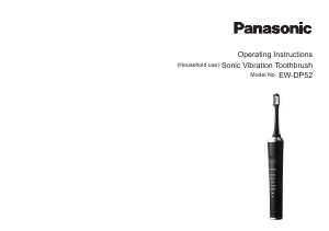 Manual Panasonic EW-DP52 Escova de dentes elétrica