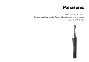 Priročnik Panasonic EW-DP52 Električna zobna ščetka