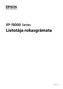 Rokasgrāmata Epson Expression HD XP-15000 Printeris