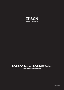 Handleiding Epson SureColor SC-P900 Printer
