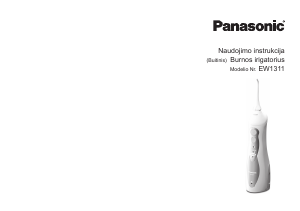 Vadovas Panasonic EW-1311 Dantų siūlas