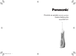 Priročnik Panasonic EW-1311 Zobna prha