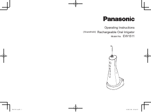 Manuál Panasonic EW-1511 Držák na dentální nit