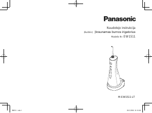 Vadovas Panasonic EW-1511 Dantų siūlas