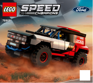 Manual Lego set 76905 Speed Champions Ford GT Heritage Edition and Bronco R