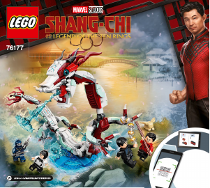 Manuál Lego set 76177 Super Heroes Bitva ve Starodávné vesnici