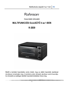 Használati útmutató Rohnson R-2830 Kemence