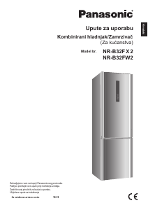 Priručnik Panasonic NR-B32FW2 Frižider – zamrzivač