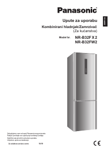 Priručnik Panasonic NR-B32FX2 Frižider – zamrzivač