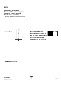 Handleiding Belux DISK Lamp