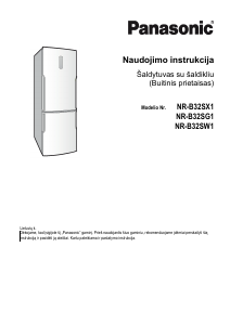 Vadovas Panasonic NR-B32SG1 Šaldytuvas-šaldiklis