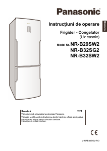 Manual Panasonic NR-B32SW2 Combina frigorifica