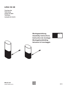 Manuale Belux LEIA 18 Lampada