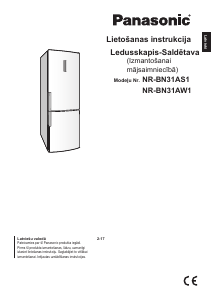 Rokasgrāmata Panasonic NR-BN31AS1 Ledusskapis ar saldētavu