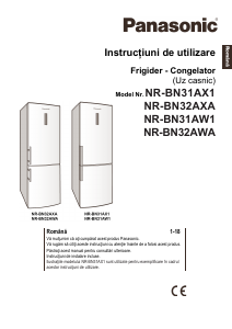 Manual Panasonic NR-BN31AX1 Combina frigorifica