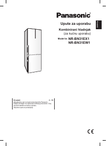 Priručnik Panasonic NR-BN31EW1 Frižider – zamrzivač