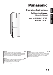 Instrukcja Panasonic NR-BN31EW2 Lodówko-zamrażarka