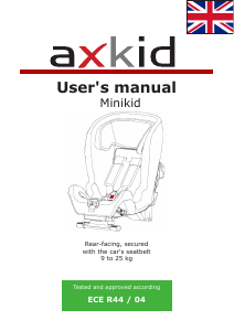 Handleiding Axkid Minikid Autostoeltje