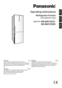 Instrukcja Panasonic NR-BN31EX2 Lodówko-zamrażarka