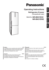 Manual de uso Panasonic NR-BN31EX2 Frigorífico combinado