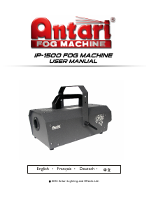 Manual Antari IP-1500 Fog Machine