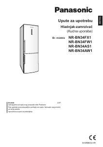 Priručnik Panasonic NR-BN34AS1 Frižider – zamrzivač