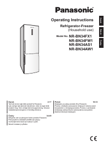 Brugsanvisning Panasonic NR-BN34AS1 Køle-fryseskab