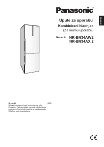 Priručnik Panasonic NR-BN34AX2 Frižider – zamrzivač