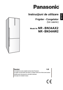 Manual Panasonic NR-BN34AX2 Combina frigorifica