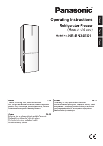 Brugsanvisning Panasonic NR-BN34EX1 Køle-fryseskab