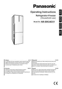 Manuale Panasonic NR-BN34EX1 Frigorifero-congelatore
