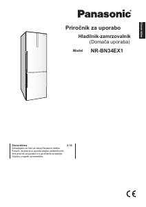 Priročnik Panasonic NR-BN34EX1 Hladilnik in zamrzovalnik
