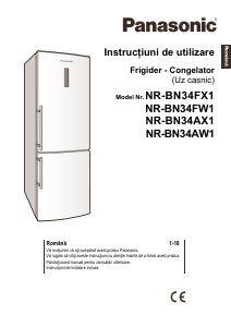 Manual Panasonic NR-BN34FW1 Combina frigorifica