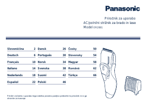 Priročnik Panasonic ER-2061 Lasna sponka