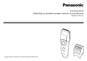 Kasutusjuhend Panasonic ER-217 Juukselõikur