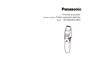 Priročnik Panasonic ER-GB42 Lasna sponka