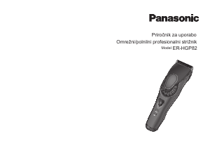 Priročnik Panasonic ER-HGP82 Lasna sponka